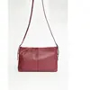 Abaco Studio - Sac bandoulière en Cuir Zita Bordeaux - 42x25x8 cm OS