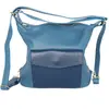 Abaco Studio - Sac à bandouliere en cuir Effia bleu clair - 36 x 31 x ...