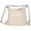Abaco Studio - Sac à bandouliere en cuir Effia taupe clair - 36 x 31 x...