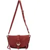 1987 by Abaco - Sac à bandouliere en cuir Texas bordeaux - 29x22x4cm O...