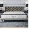 Cosmos Matelas UPSILON 140x190 cm-Epaisseur 30 cm-Ferme-7 zones de confort en mousse mémoire adaptative-HR 35 kg-Latex-Face été-hiver