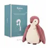 Kaloo Peluche enregistreur vocal et bruits blancs Manchot rose (25 cm)