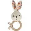 Hochet Lapin Coquelicot - Kaloo - Bois - Blanc - Mixte Blanc