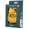Kaloo Anneau de Dentition Lapinou Ocre en Caoutchouc Naturel avec Oreilles en Tissu