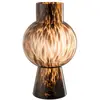 J-line Vase boule verre marron H46,5cm