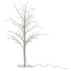 J-line Arbre nu + led métal blanc H57cm