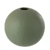 J-line Vase boule céramique verte H17cm