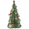 J-line Arbre de Noël en polyrésine multicouleur 33.5*21*63 cm