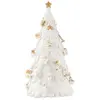 J-line Sapin de Noël en polyrésine multicouleur 33.5*21*63 cm
