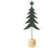 Sapin de Noël artificiel en métal vert 17.5x8x49 cm