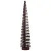 J-line - Sapin de Noël artificiel en plastique rouge 10x10x39 cm