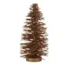 Sapin de Noël en bois marron 12x12x23 cm