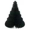 J-line Sapin de Noël pliant en papier vert 24x24x30 cm