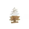 J-line Sapin de Noël décoratif en bois naturel 21.5x6.5x30 cm