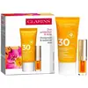 Clarins Duo Protection Solaire SPF30 & Lip Comfort Oil - Solaire visag...