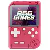 Console de jeu portable Amstrad Transparent Rouge avec 256 jeux et bat...