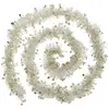 1001kdo - Guirlande de Noel 4 plis Pastilles 200 cm or blanc