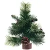 1001KDO Sapin de Noel artificiel Wyoming 24 brins 25 cm