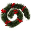 Guirlande de Noel XL 2.7 m avec noeuds 6 plis