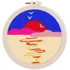 Kit Punch Needle - FIGURED'ART - Dans le Désert - 20x20cm - Inclus : cadre, fils, aiguille