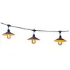 LUMISKY Guirlande solaire vintage 10 ampoules VINTY LIGHT SOLAR Noir Acier 6M