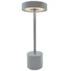 Lumisky Lampe De Table Sans Fil Touch Roby Grey Gris Aluminium