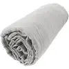 L'Effet Papillon - Drap housse Gaze de Coton Gaïa Nuage gris 90x190 cm