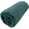 Drap housse Gaze de Coton 90x190 gaia matelas épais Bleu Canard
