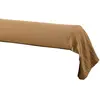 L'EFFET PAPILLON Taie de traversin Gaze de coton 85 x 185 cm GAIA coloris Camel
