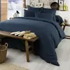 L'EFFET PAPILLON Housse de couette flanelle 100% coton 260 x 240 cm CANDICE coloris Nuit