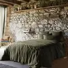 L'Effet Papillon Housse de Couette 240 x 220 cm SOLINE Thym