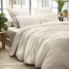Housse de couette Gaze de Coton 140x200 gaia coloris Beige Pampa