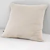 L'EFFET PAPILLON Taie d'oreiller Gaze de coton 60 x 60 cm GAIA coloris Beige Pampa