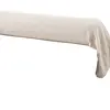 L'EFFET PAPILLON Taie de traversin Gaze de coton 85x185 gaia coloris Beige Pampa