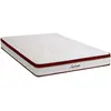 Maison Aubertin - Matelas Supreme rouge/blanc - 140x190 cm 140x190 cm