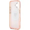 Étui Guess IML Metal Glitter 4G Circle Triangle MagSafe pour iPhone 16...
