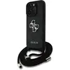 Étui Guess 4G Big Logo Cord Stap Crossbody pour iPhone 16 Pro noir - N...