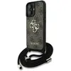 Étui Guess 4G Big Logo Cord Stap Crossbody pour iPhone 16 Plus marron ...