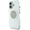 Coque Guess IML Metal Colored Circle MagSafe pour iPhone 16 - Grey