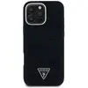 Étui Guess Denim Triangle Logo MagSafe pour iPhone 16 Pro Max noir - N...