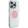 Étui Guess IML Metal Colored Circle Classic Logo MagSafe pour iPhone 1...