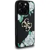 CG MOBILE Guess Grained Roses Big 4G Logo pour iPhone 16 Pro (Noir)