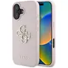 Guess Coque De Téléphone Pu Grained 4g Metal Logo Iphone 16