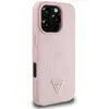 Étui Guess Grained Hot Stamp Peony Triangle Logo MagSafe pour iPhone 1...