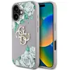 Étui Guess Grained Roses Big 4G logo pour iPhone 16 violet - Neuf