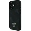 Étui Guess Grained Hot Stamp Peony Triangle Logo MagSafe pour iPhone 1...