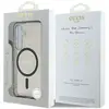 Guess Coque MagSafe IML Glitter Gradient Samsung Galaxy S25 - Black
