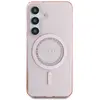 Guess Coque MagSafe IML avec strass Samsung Galaxy S25 - Rose