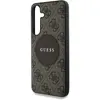 Étui Guess 4G Round Patch Classic Logo MagSafe pour Samsung Galaxy S25...