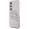 Étui Karl Lagerfeld Rhinestones K. Head Logo pour Samsung Galaxy S25 r...
